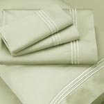 Cotton Sateen Sheets With Embroidery